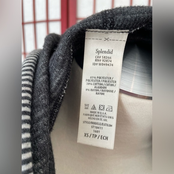 SPLENDID Striped Sweatshirt - Picture 4 of 4